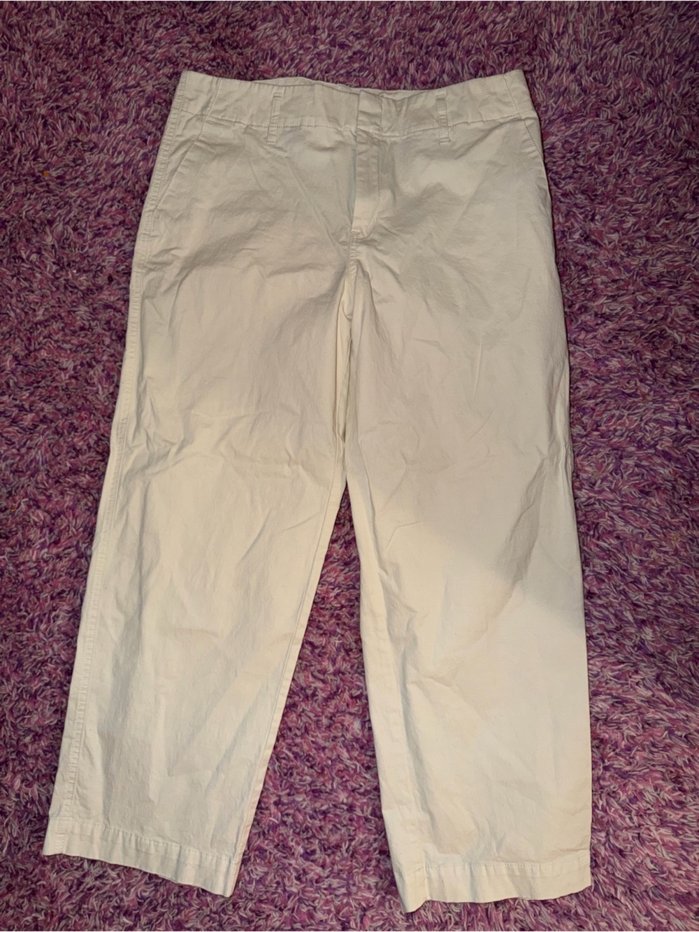 a new day Men's Off-White Cotton Chinos